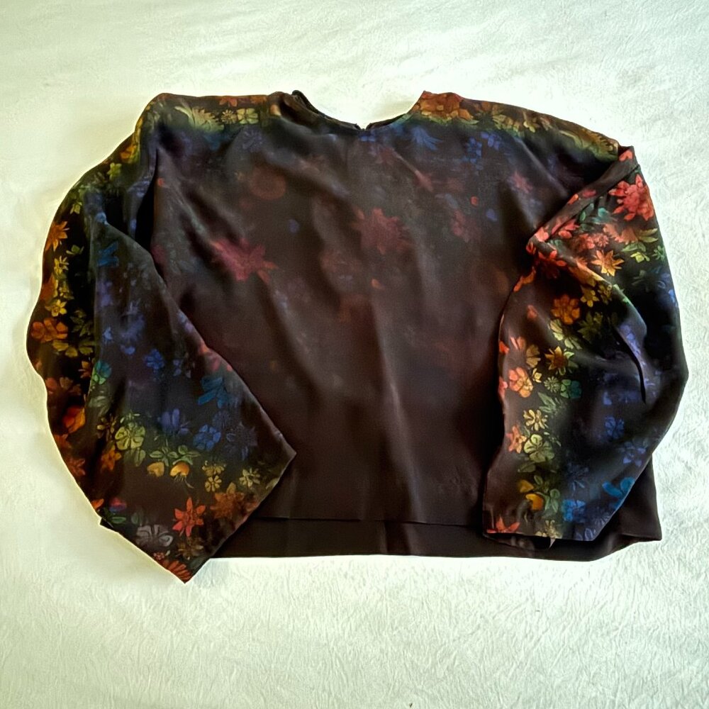 Anntian Silk Printed Blouse